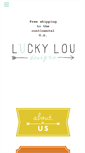 Mobile Screenshot of luckyloudesigns.com